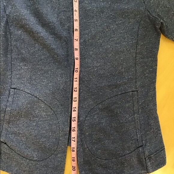 THE north face vintage warm blue small hoodie cardigan soft and comfortable - Picture 13 of 16